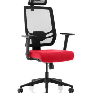 Ergo Twist High Mesh Back Task Operator Office Chair with Arms - Image 35