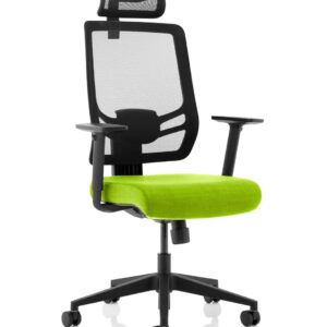 Ergo Twist High Mesh Back Task Operator Office Chair with Arms - Image 37
