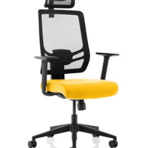 Ergo Twist High Mesh Back Task Operator Office Chair with Arms - Image 43