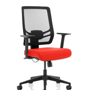 Ergo Twist High Mesh Back Task Operator Office Chair with Arms - Image 42