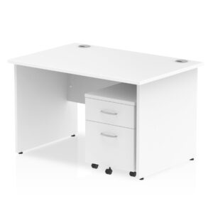 Surge Panel End Straight Desk With Mobile Pedestal - Image 11