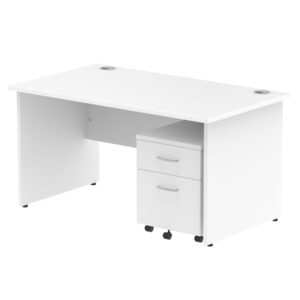 Surge Panel End Straight Desk With Mobile Pedestal - Image 23