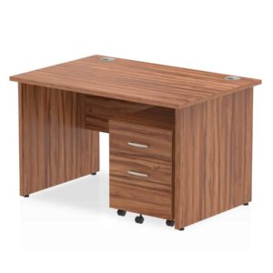 Surge Panel End Straight Desk With Mobile Pedestal - Image 9