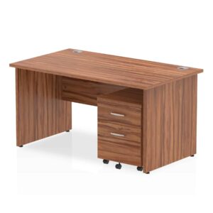 Surge Panel End Straight Desk With Mobile Pedestal - Image 21