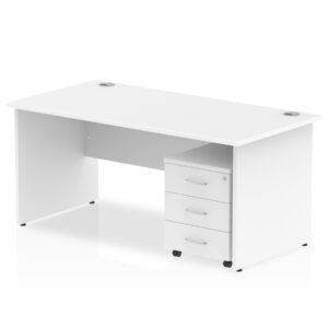 Surge Panel End Straight Desk With Mobile Pedestal - Image 24