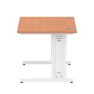Surge 1000mm Straight Desk Cable Managed Leg - Image 68