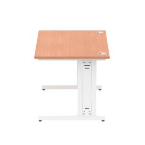 Surge 1400mm Straight Desk Cable Managed Leg - Image 68