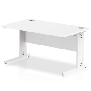 Surge 1400mm Straight Desk Cable Managed Leg - Image 12