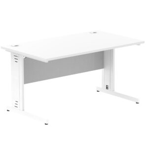Surge 1400mm Straight Desk Cable Managed Leg - Image 83