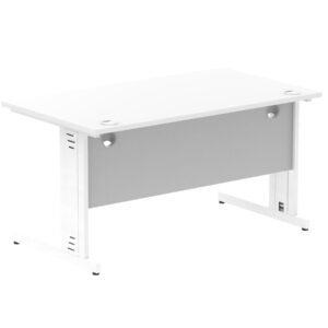 Surge 1400mm Straight Desk Cable Managed Leg - Image 87