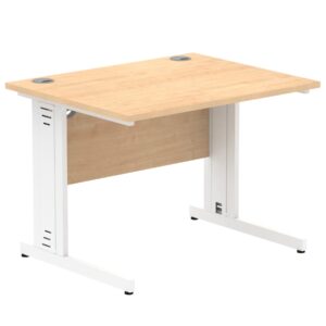 Surge 1000mm Straight Desk Cable Managed Leg - Image 90