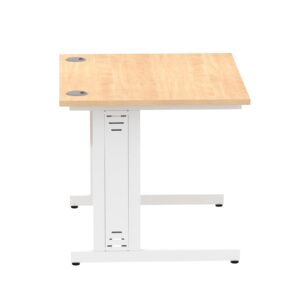 Surge 1000mm Straight Desk Cable Managed Leg - Image 91