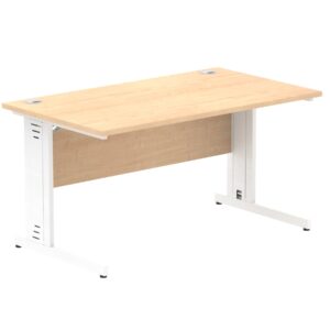 Surge 1400mm Straight Desk Cable Managed Leg - Image 90