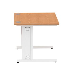 Surge 1000mm Straight Desk Cable Managed Leg - Image 98
