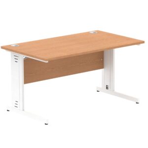 Surge 1400mm Straight Desk Cable Managed Leg - Image 97