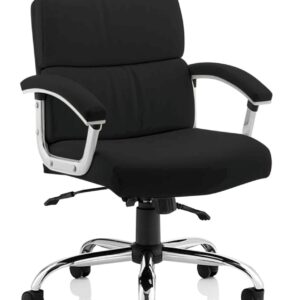 Ambition Medium Back Leather Executive Office Chair with Arms - Image 2