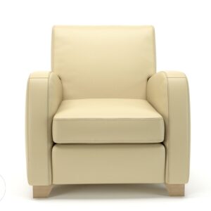 Ava 81cm Wide Armchair in Cristina Marrone Ultima Faux Leather - Image 49