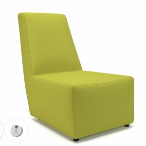 Meridian 65cm Wide Chair in Warwick Dolly Fabric with Socket