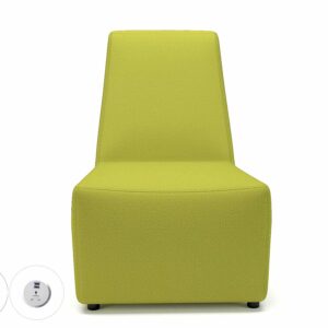 Meridian 65cm Wide Chair in Warwick Dolly Fabric with Socket - Image 2