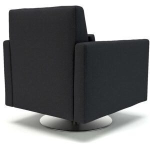 Eden 90cm Wide Swivel Armchair in Warwick Dolly Fabric - Image 4