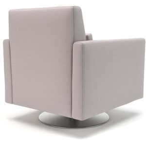 Eden 90cm Wide Swivel Armchair in Warwick Dolly Fabric - Image 8