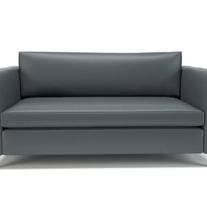 Eden 157cm Wide Sofa in Cristina Marrone Ultima Faux Leather - Image 2