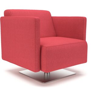 Sonoma Slim Arm 75cm Wide Swivel Armchair in Camira Era Fabric