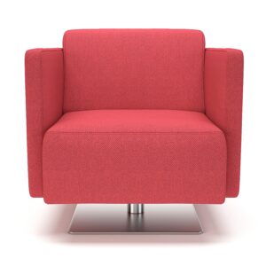 Sonoma Slim Arm 75cm Wide Swivel Armchair in Camira Era Fabric - Image 2