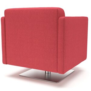 Sonoma Slim Arm 75cm Wide Swivel Armchair in Camira Era Fabric - Image 3