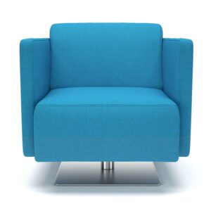 Sonoma Slim Arm 75cm Wide Swivel Armchair in Camira Era Fabric - Image 5