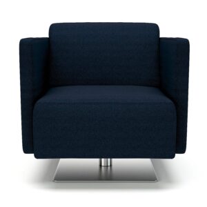 Sonoma Slim Arm 75cm Wide Swivel Armchair in Camira Era Fabric - Image 8