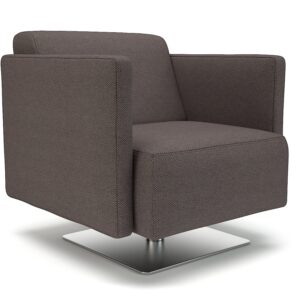 Sonoma Slim Arm 75cm Wide Swivel Armchair in Camira Era Fabric - Image 10