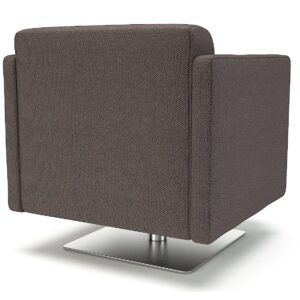 Sonoma Slim Arm 75cm Wide Swivel Armchair in Camira Era Fabric - Image 12