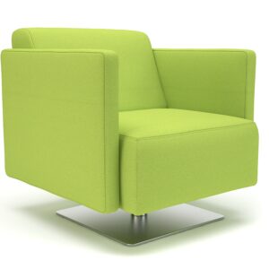 Sonoma Slim Arm 75cm Wide Swivel Armchair in Camira Era Fabric - Image 16