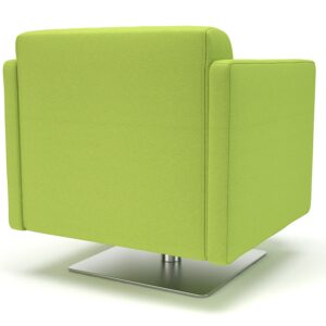 Sonoma Slim Arm 75cm Wide Swivel Armchair in Camira Era Fabric - Image 18