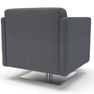 Sonoma Slim Arm 75cm Wide Swivel Armchair in Camira Era Fabric - Image 21
