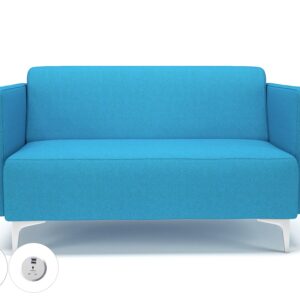 Sonoma Slim Arm 125cm Wide Sofa in Camira Era Fabric with Socket - Image 14