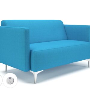 Sonoma Slim Arm 125cm Wide Sofa in Camira Era Fabric with Socket - Image 22