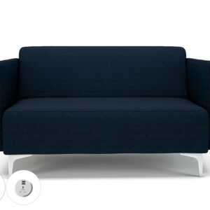 Sonoma Slim Arm 125cm Wide Sofa in Camira Era Fabric with Socket - Image 26