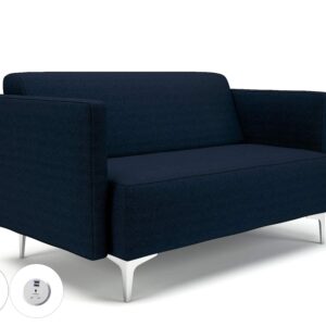Sonoma Slim Arm 125cm Wide Sofa in Camira Era Fabric with Socket - Image 34