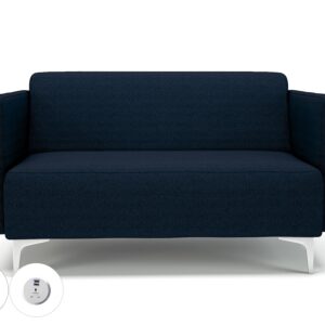 Sonoma Slim Arm 125cm Wide Sofa in Camira Era Fabric with Socket - Image 35