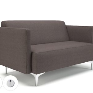 Sonoma Slim Arm 125cm Wide Sofa in Camira Era Fabric with Socket - Image 40