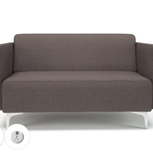 Sonoma Slim Arm 125cm Wide Sofa in Camira Era Fabric with Socket - Image 41