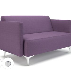 Sonoma Slim Arm 125cm Wide Sofa in Camira Era Fabric with Socket - Image 88