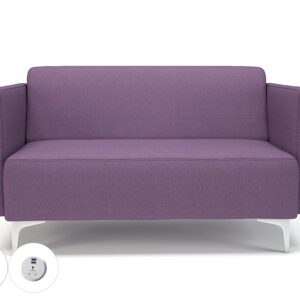 Sonoma Slim Arm 125cm Wide Sofa in Camira Era Fabric with Socket - Image 89