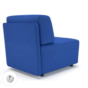 Harper 65cm Wide Modular Unit in Camira Era Fabric with Socket - Image 34