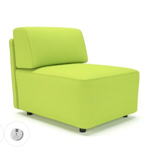Harper 65cm Wide Modular Unit in Camira Era Fabric with Socket - Image 41