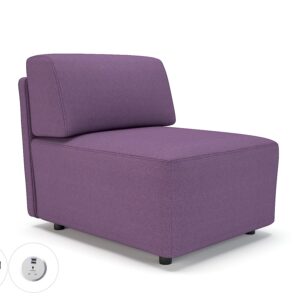 Harper 65cm Wide Modular Unit in Camira Era Fabric with Socket - Image 62