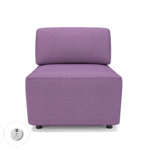 Harper 65cm Wide Modular Unit in Camira Era Fabric with Socket - Image 66