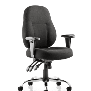 Thunder High Back Task Operator Office Chair with Arms